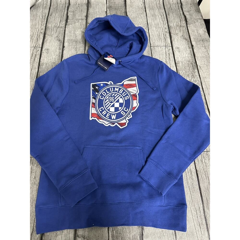 Fanatics Royal Blue Columbus Crew Pullover Hoodie